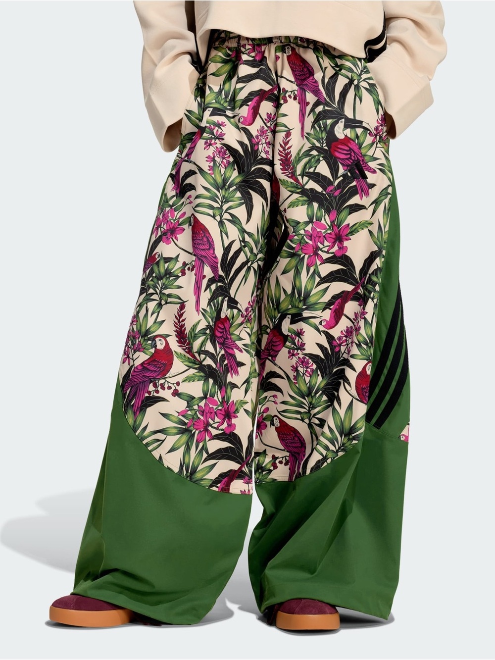 Adidas x Farm Rio baggy pants